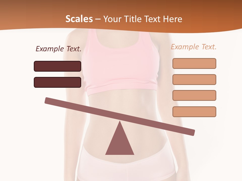 Brunette Lady Model PowerPoint Template