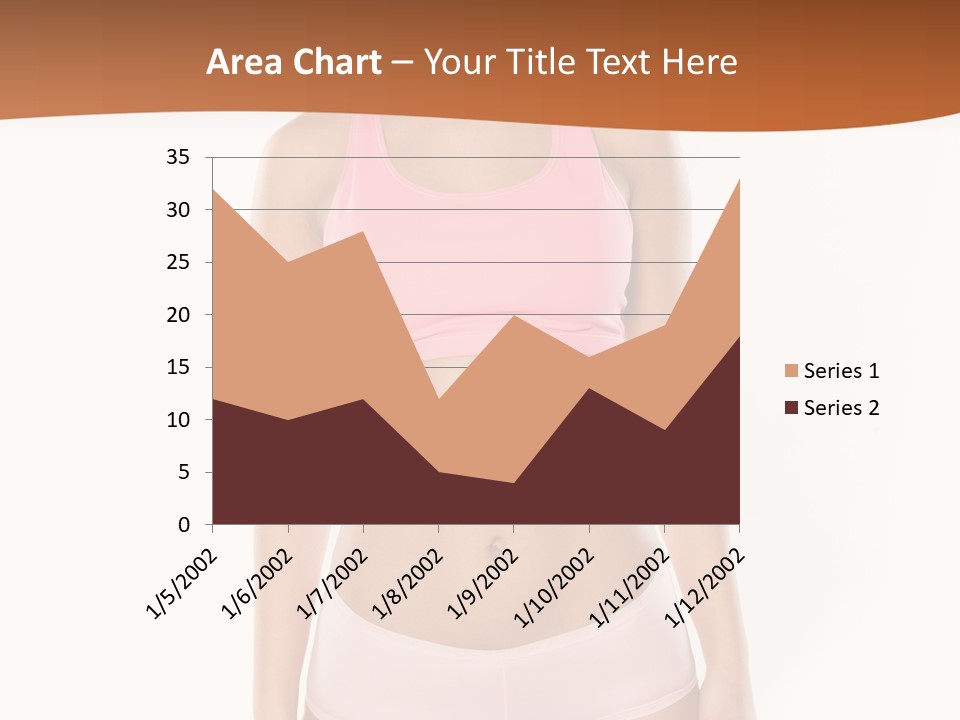 Brunette Lady Model PowerPoint Template