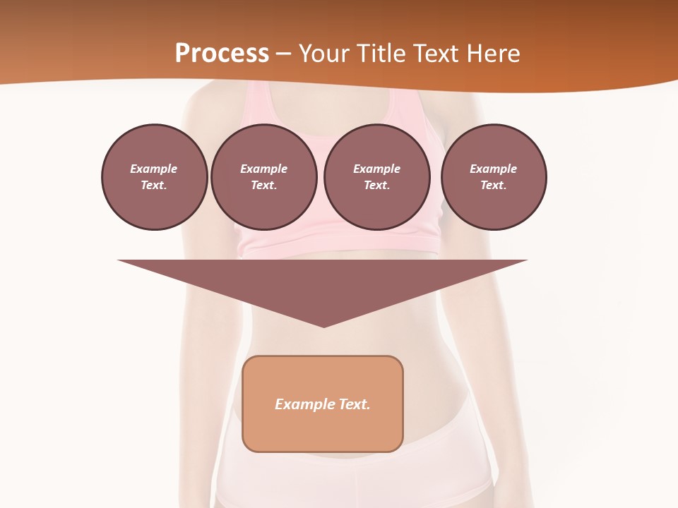 Brunette Lady Model PowerPoint Template