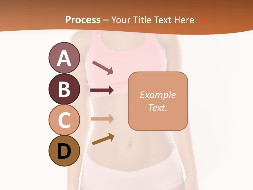 Brunette Lady Model PowerPoint Template