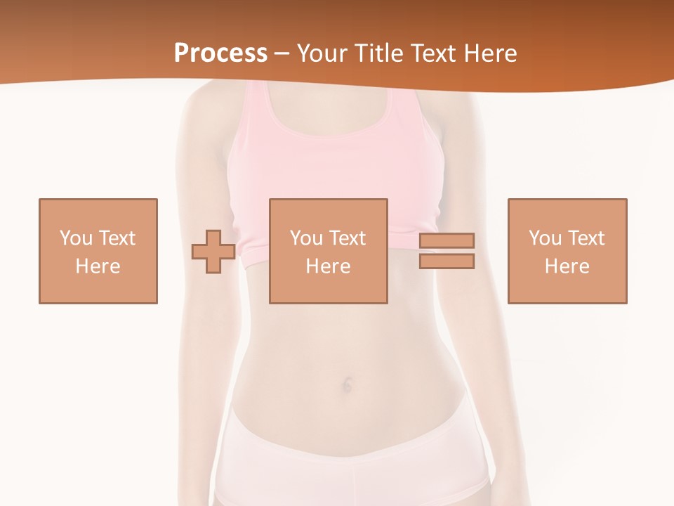 Brunette Lady Model PowerPoint Template