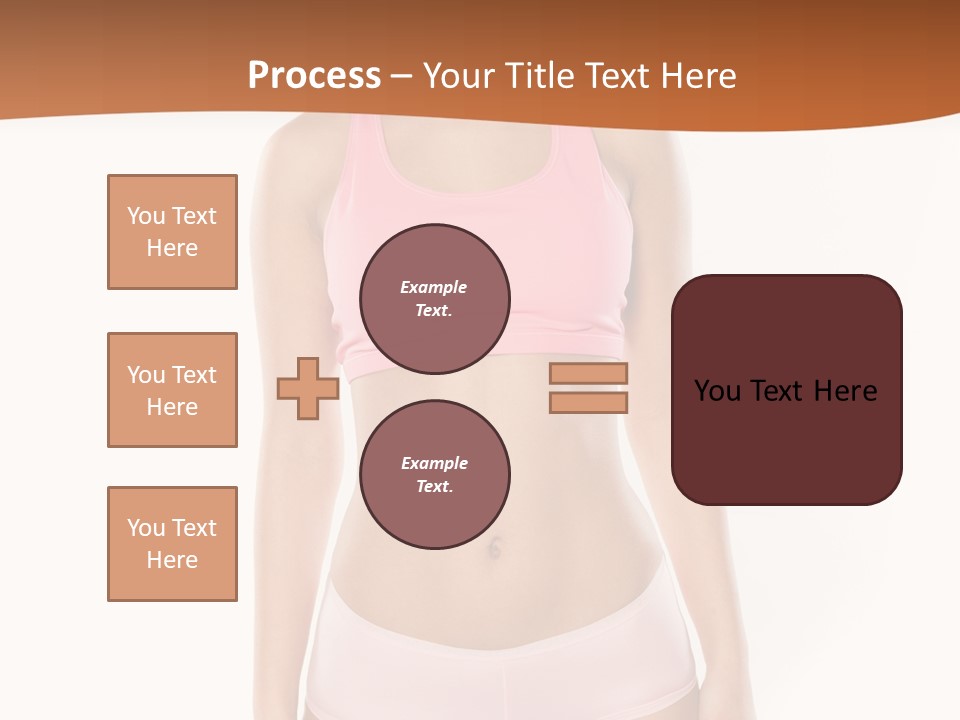 Brunette Lady Model PowerPoint Template