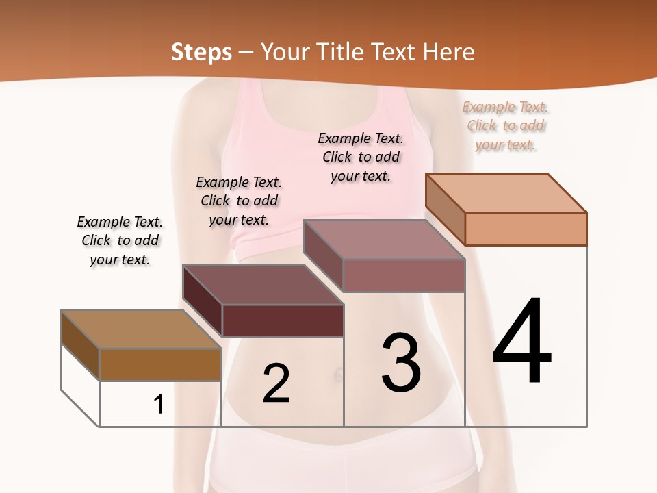 Brunette Lady Model PowerPoint Template