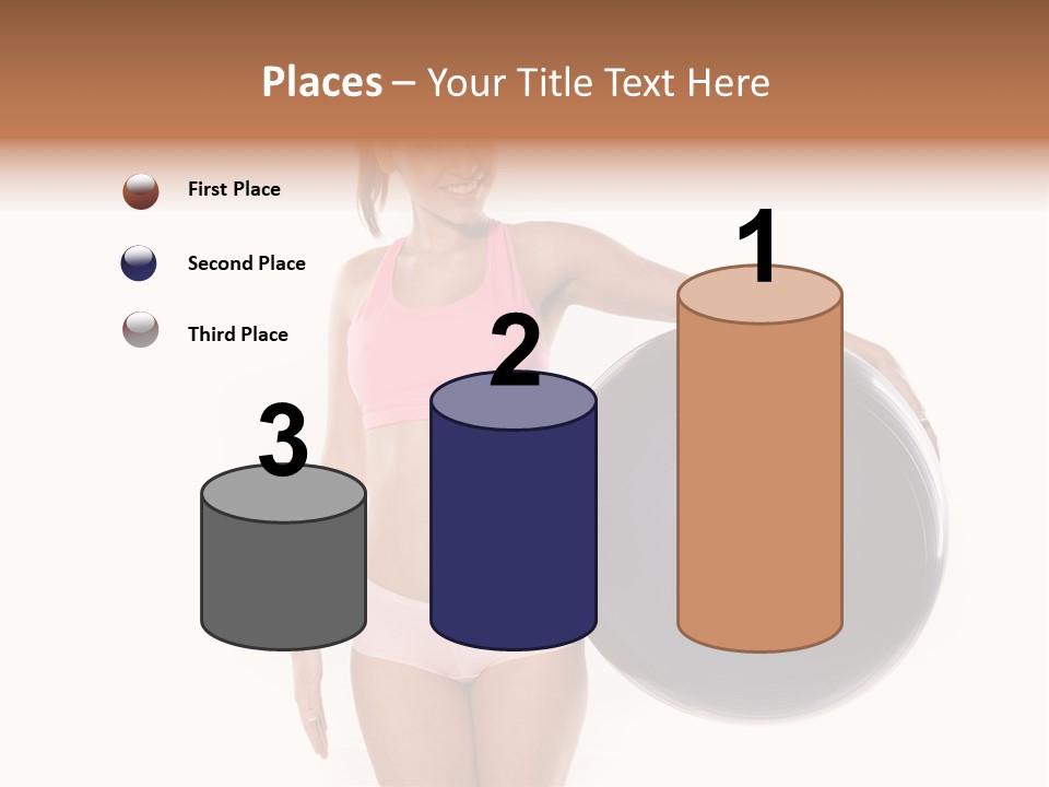 Fit Lady Body PowerPoint Template