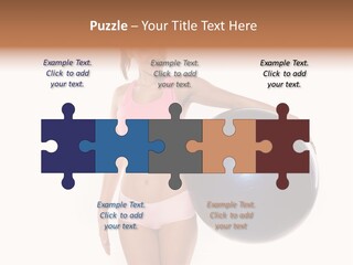 Fit Lady Body PowerPoint Template