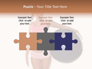 Fit Lady Body PowerPoint Template
