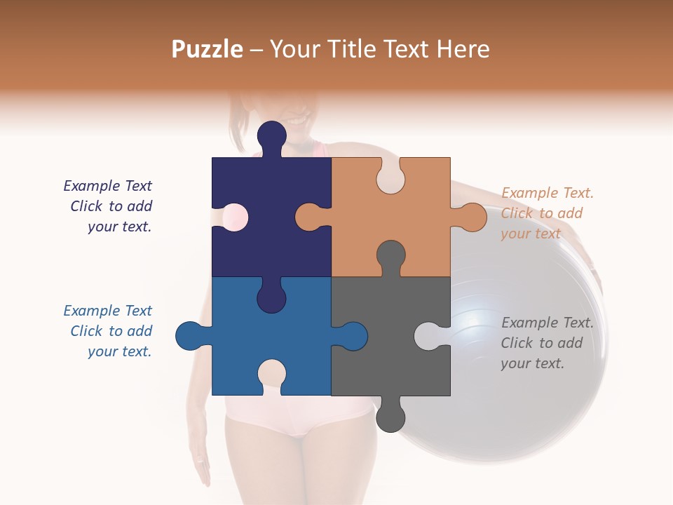 Fit Lady Body PowerPoint Template