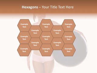 Fit Lady Body PowerPoint Template