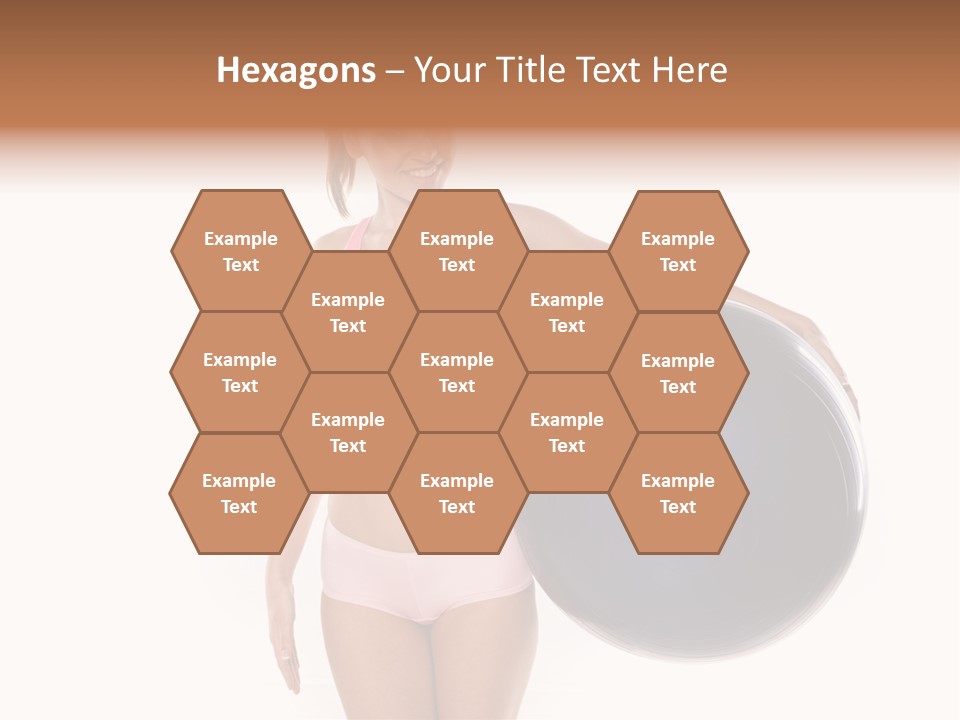 Fit Lady Body PowerPoint Template