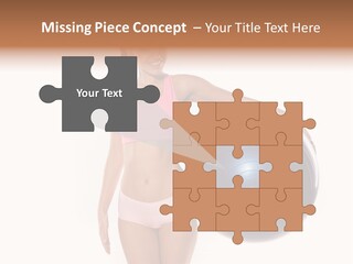 Fit Lady Body PowerPoint Template