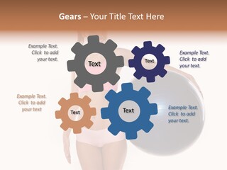 Fit Lady Body PowerPoint Template