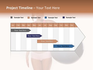 Fit Lady Body PowerPoint Template