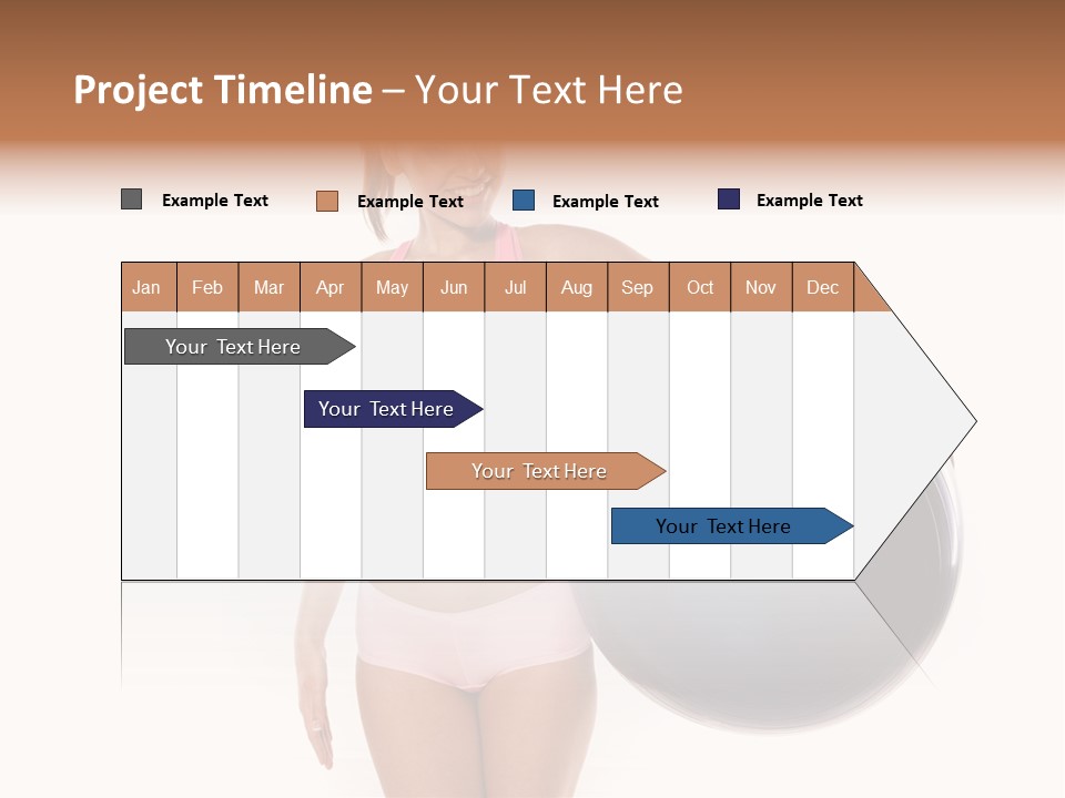 Fit Lady Body PowerPoint Template