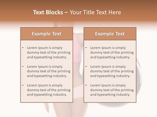 Fit Lady Body PowerPoint Template