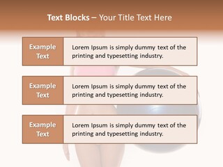 Fit Lady Body PowerPoint Template
