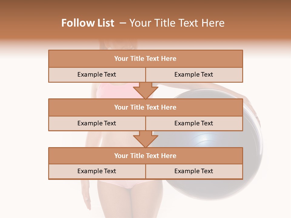 Fit Lady Body PowerPoint Template