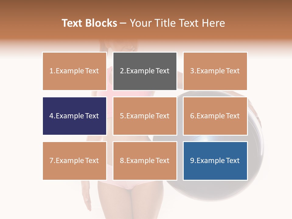 Fit Lady Body PowerPoint Template