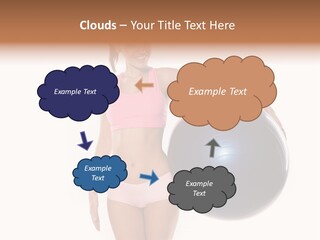 Fit Lady Body PowerPoint Template