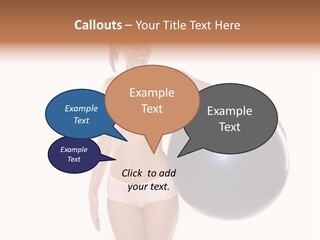 Fit Lady Body PowerPoint Template