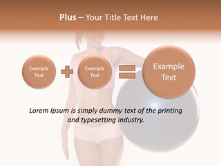 Fit Lady Body PowerPoint Template
