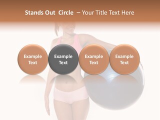 Fit Lady Body PowerPoint Template