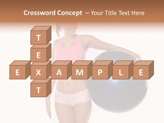 Fit Lady Body PowerPoint Template