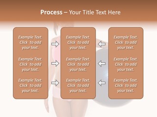 Fit Lady Body PowerPoint Template