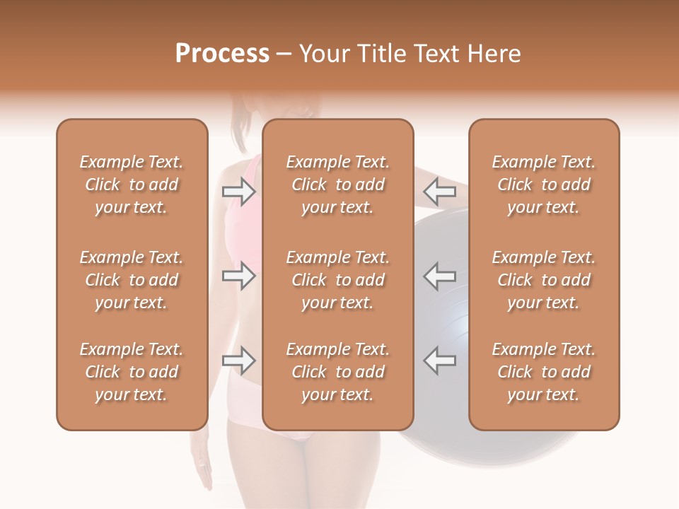 Fit Lady Body PowerPoint Template