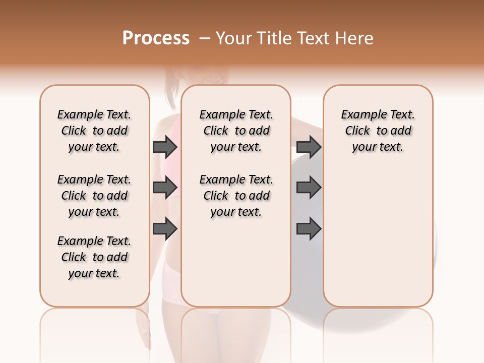 Fit Lady Body PowerPoint Template