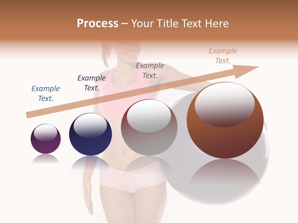 Fit Lady Body PowerPoint Template