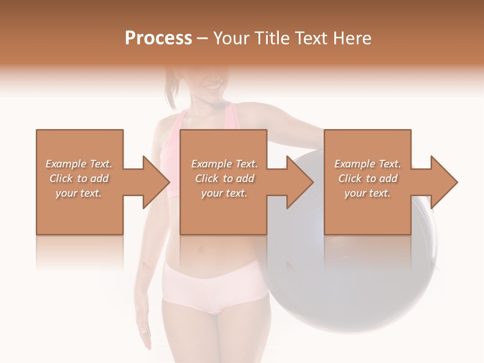 Fit Lady Body PowerPoint Template
