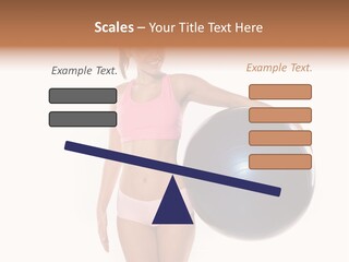 Fit Lady Body PowerPoint Template