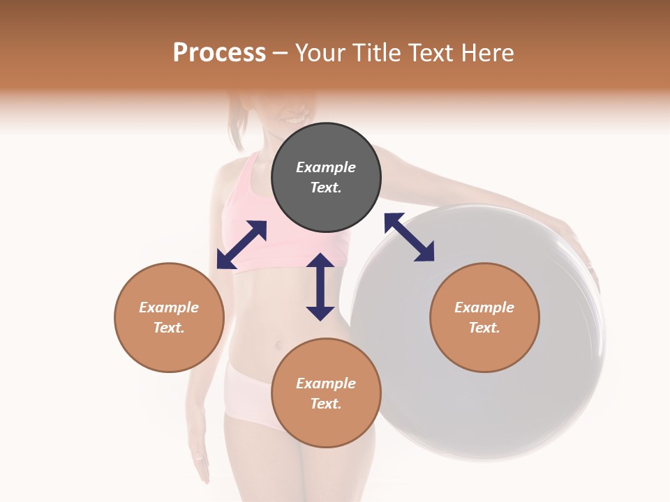 Fit Lady Body PowerPoint Template