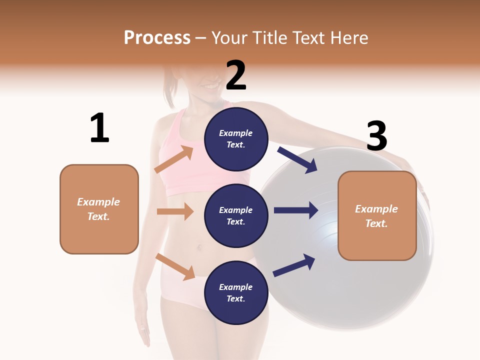 Fit Lady Body PowerPoint Template