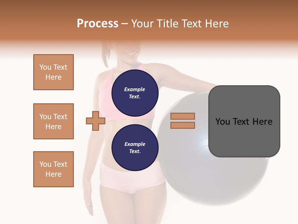 Fit Lady Body PowerPoint Template