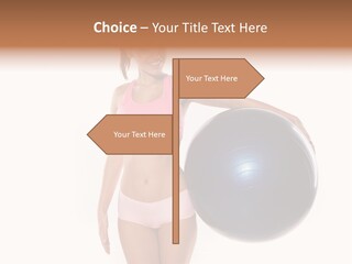 Fit Lady Body PowerPoint Template