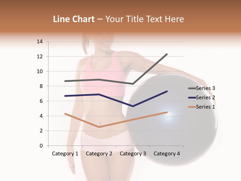 Fit Lady Body PowerPoint Template