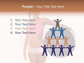 Fit Lady Body PowerPoint Template