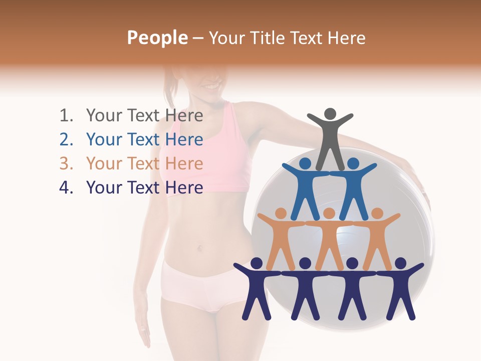 Fit Lady Body PowerPoint Template