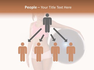 Fit Lady Body PowerPoint Template