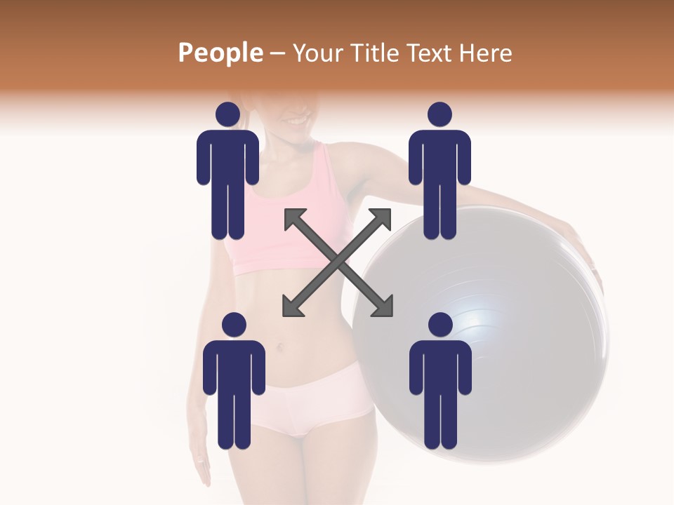 Fit Lady Body PowerPoint Template