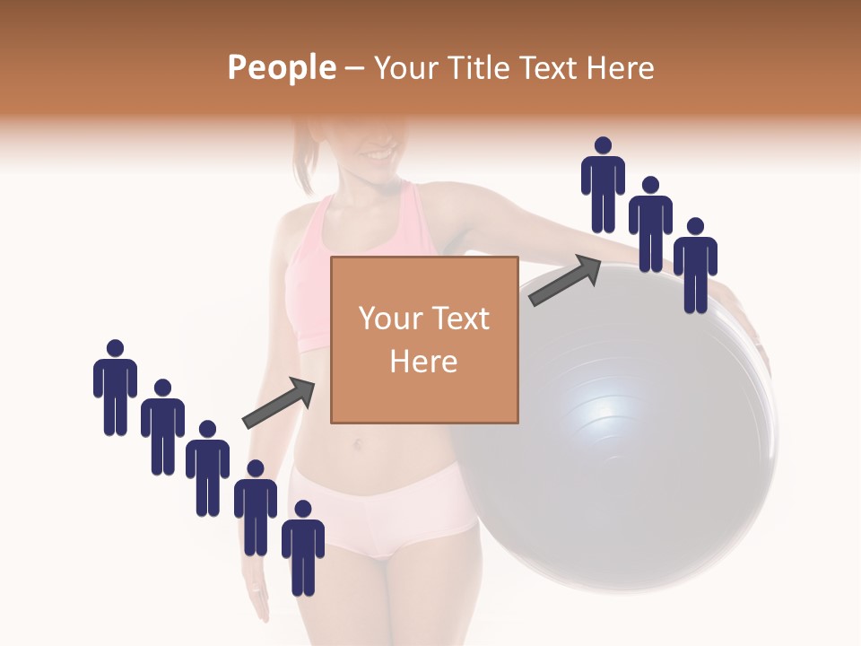 Fit Lady Body PowerPoint Template