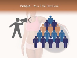 Fit Lady Body PowerPoint Template