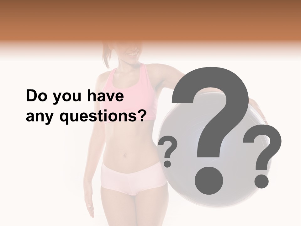Fit Lady Body PowerPoint Template