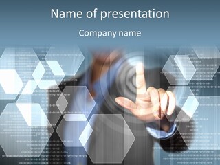 Press High Tech Future PowerPoint Template