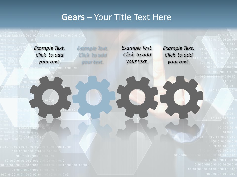 Press High Tech Future PowerPoint Template