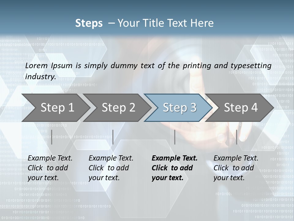 Press High Tech Future PowerPoint Template