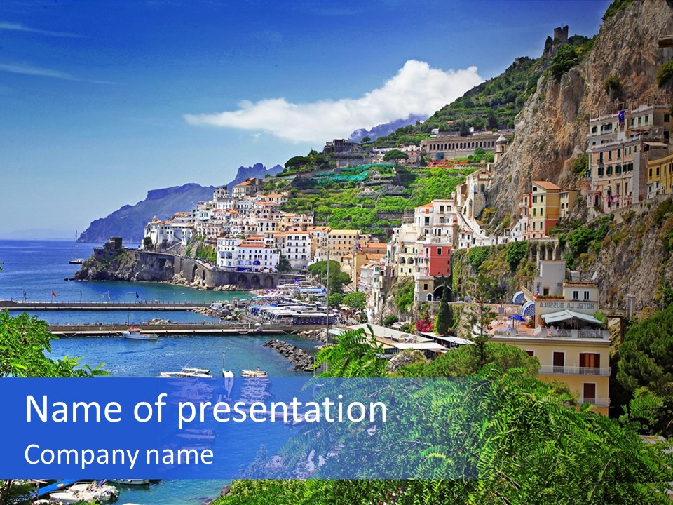 Shore Image Culture PowerPoint Template