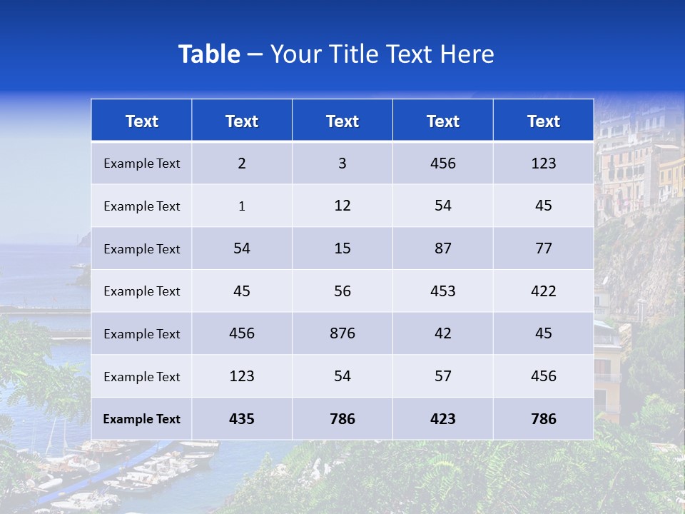 Shore Image Culture PowerPoint Template
