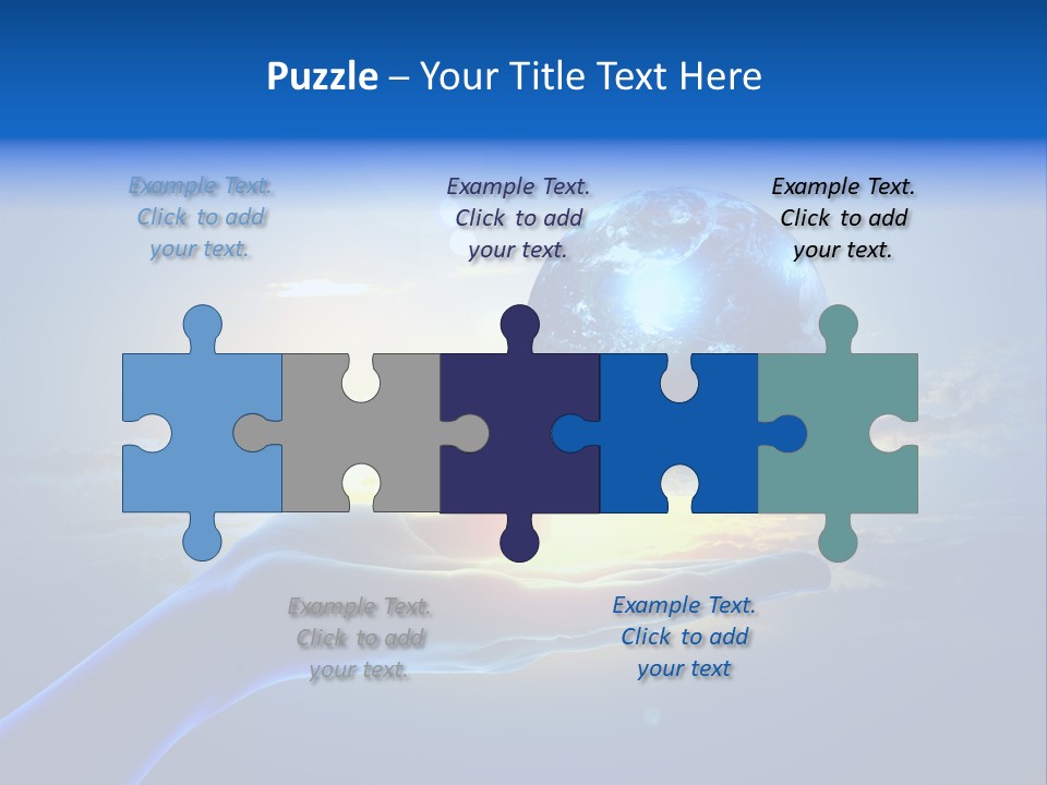 Environment Arm Pollution PowerPoint Template